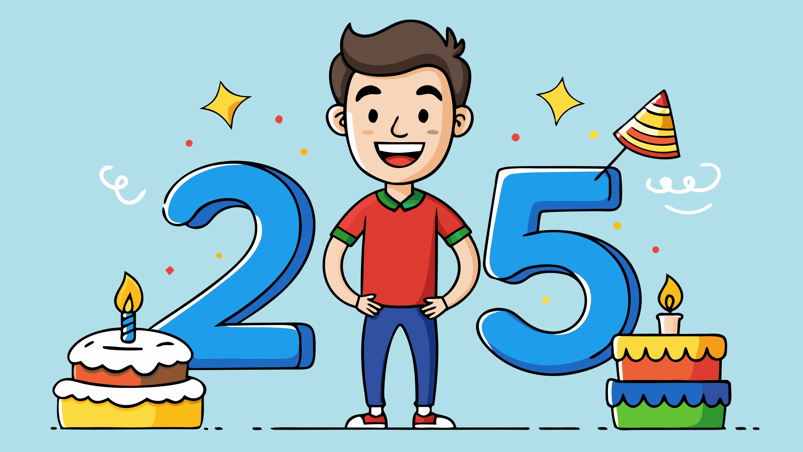 Поздравление с днём рождения 25 лет